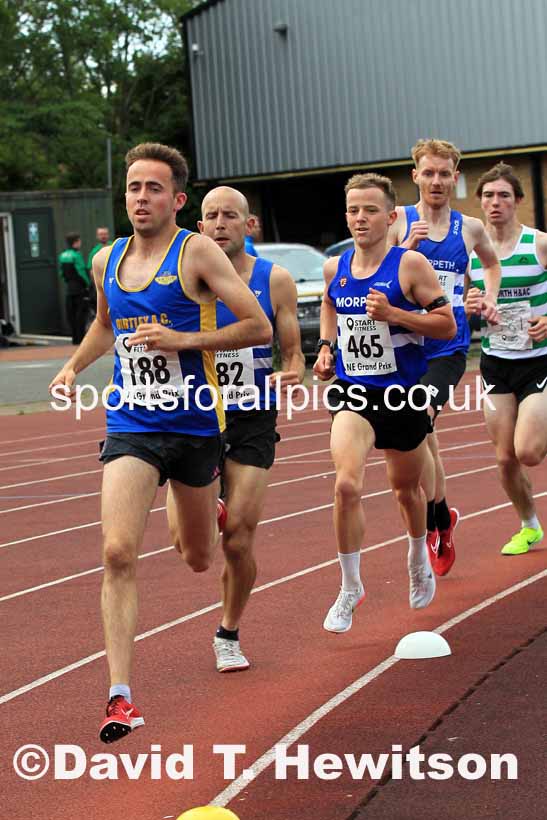 3000 metres, 2023 NEGP 4 Monkton, Wed., July 12th.  Photo: David T. Hewitson/Sports for All Pics